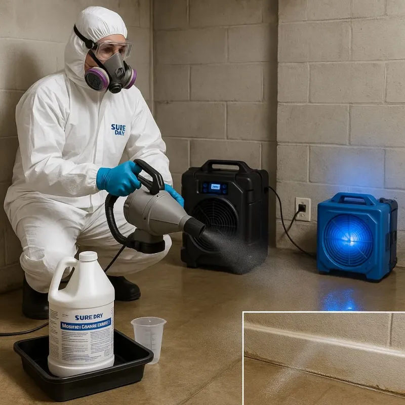 Sanitization and Odor Removal process in Idylwood, VA